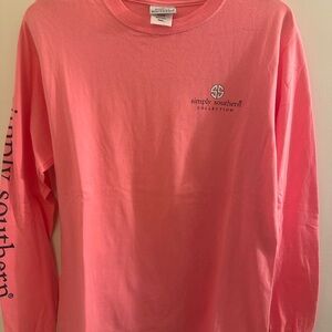 Simply Southern Coral Pink Long Sleeve Tee